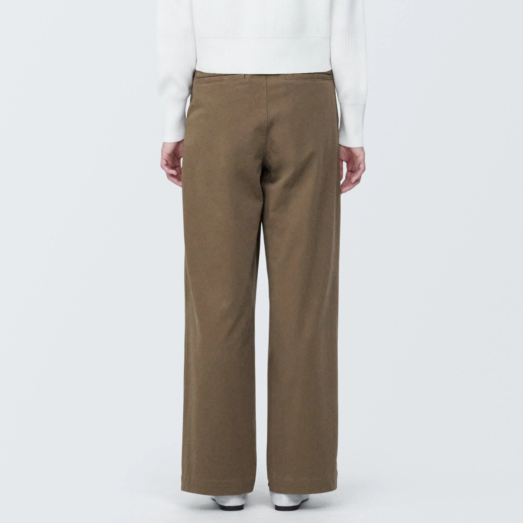 Pleated Wide Chino Pants - Image 6