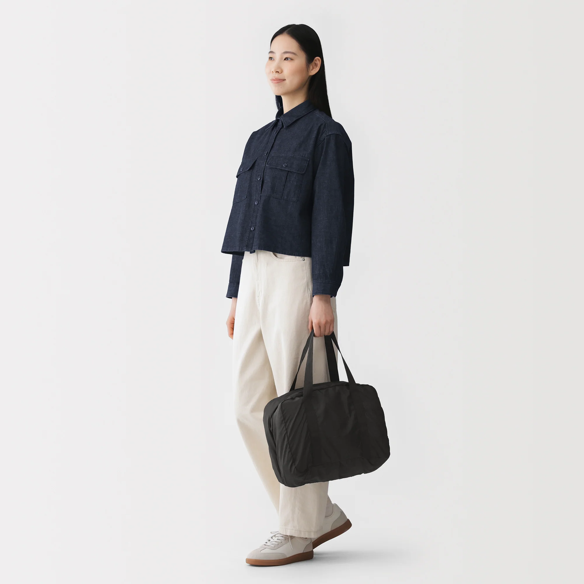 Pocketable Water Repellent Boston Bag 36L - Image 3