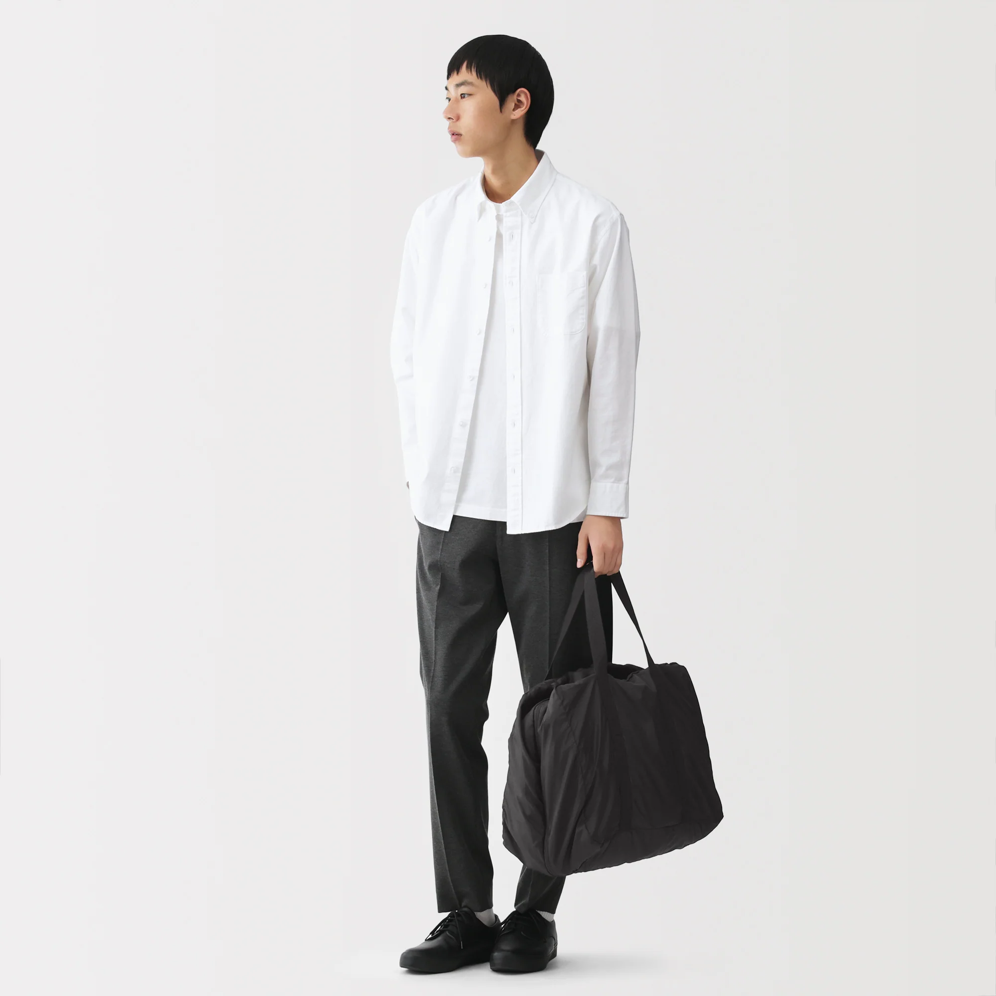 Pocketable Water Repellent Boston Bag 75L