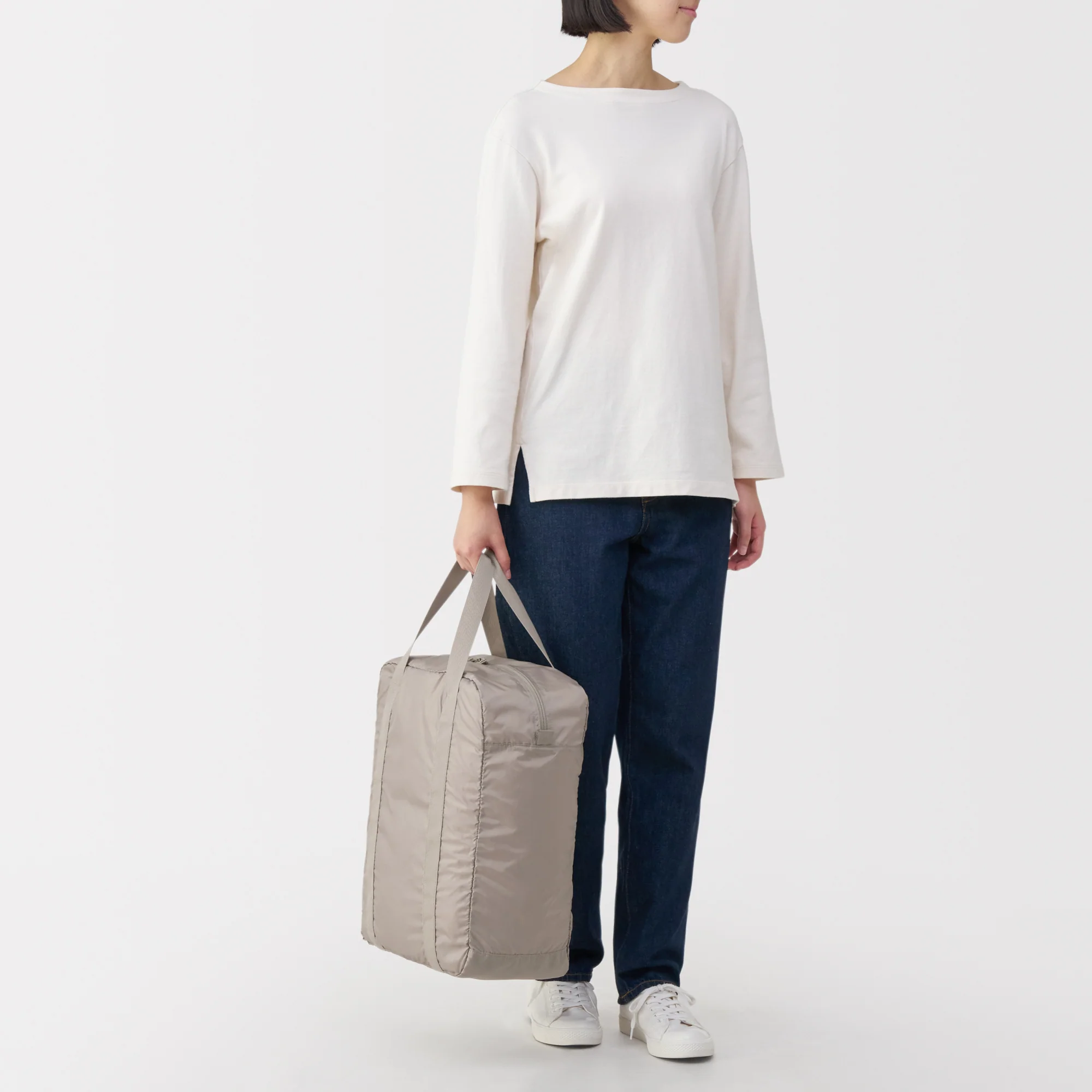 Pocketable Water Repellent Tall Boston Bag - Image 7