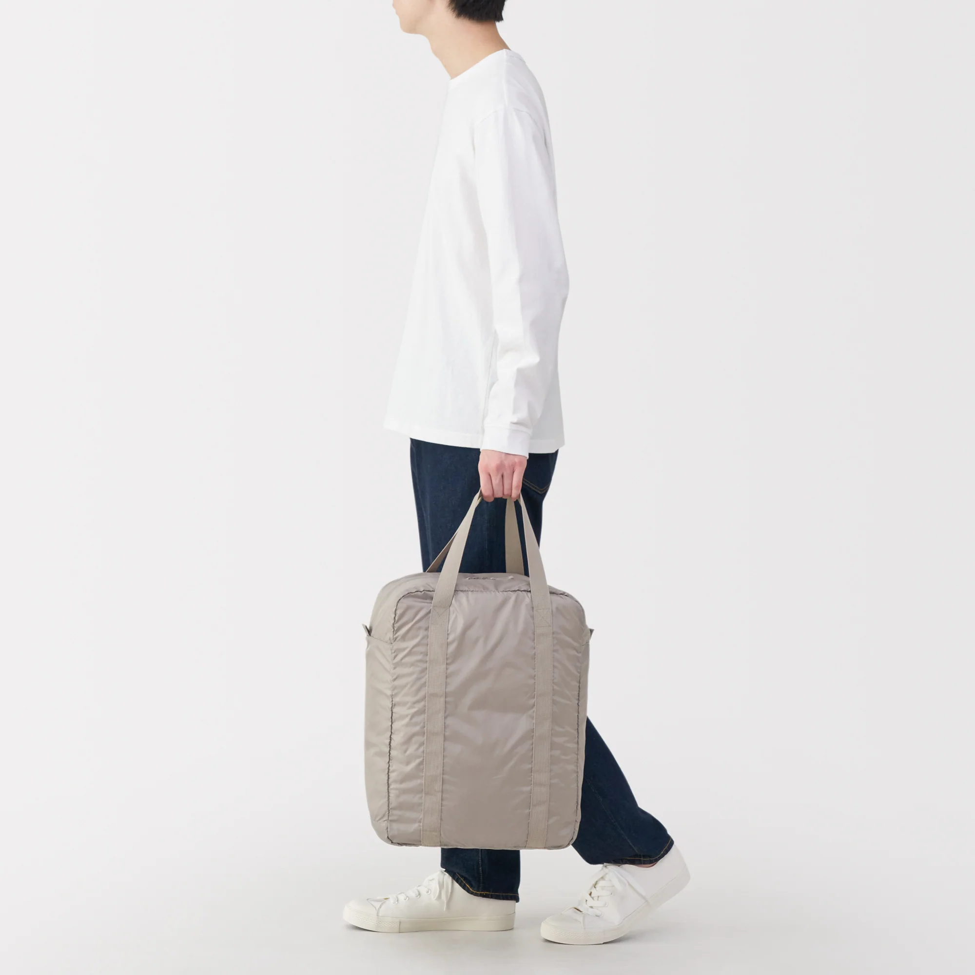 Pocketable Water Repellent Tall Boston Bag - Image 8