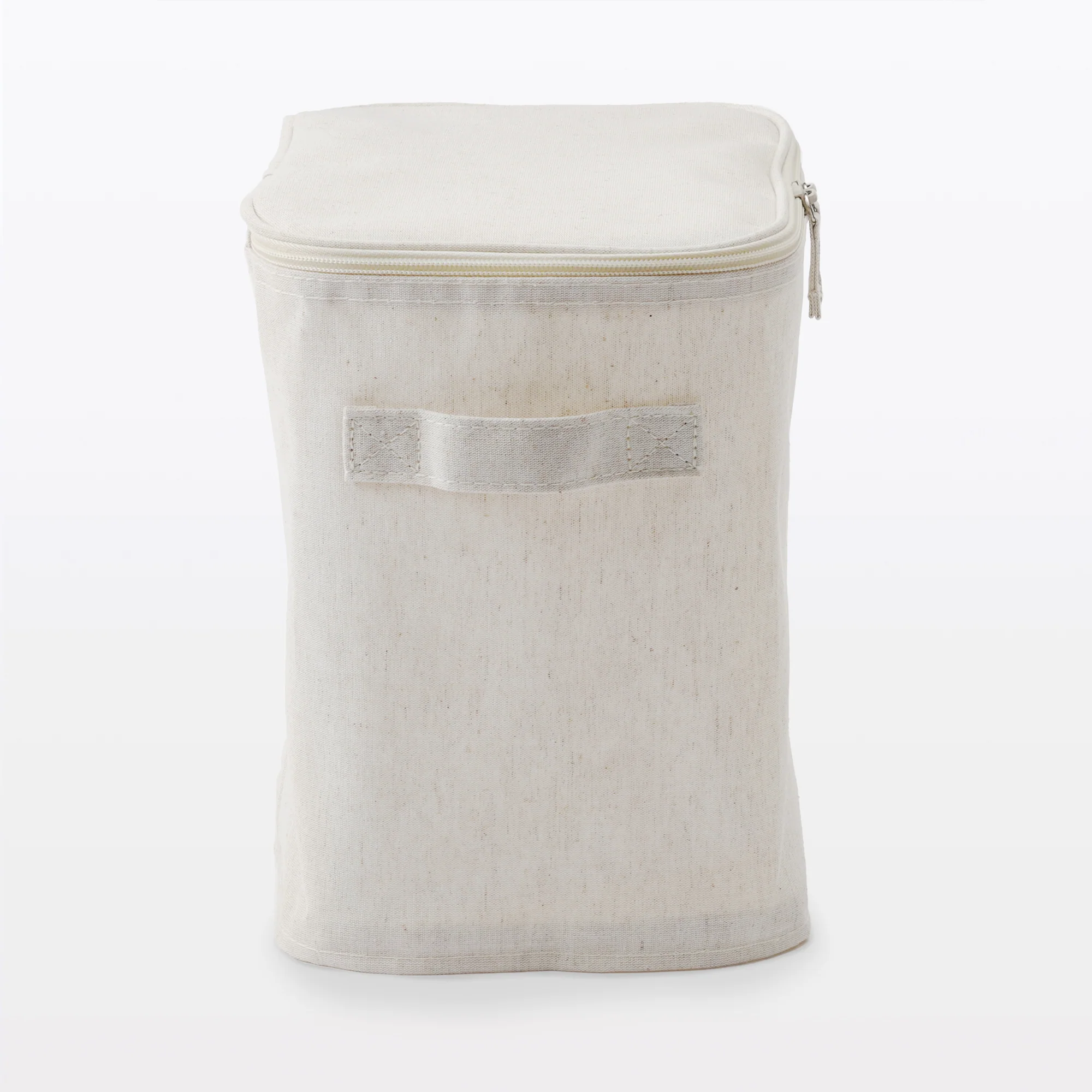Polyester Linen Soft Box Rectangle with Lid - Half Medium - Image 3