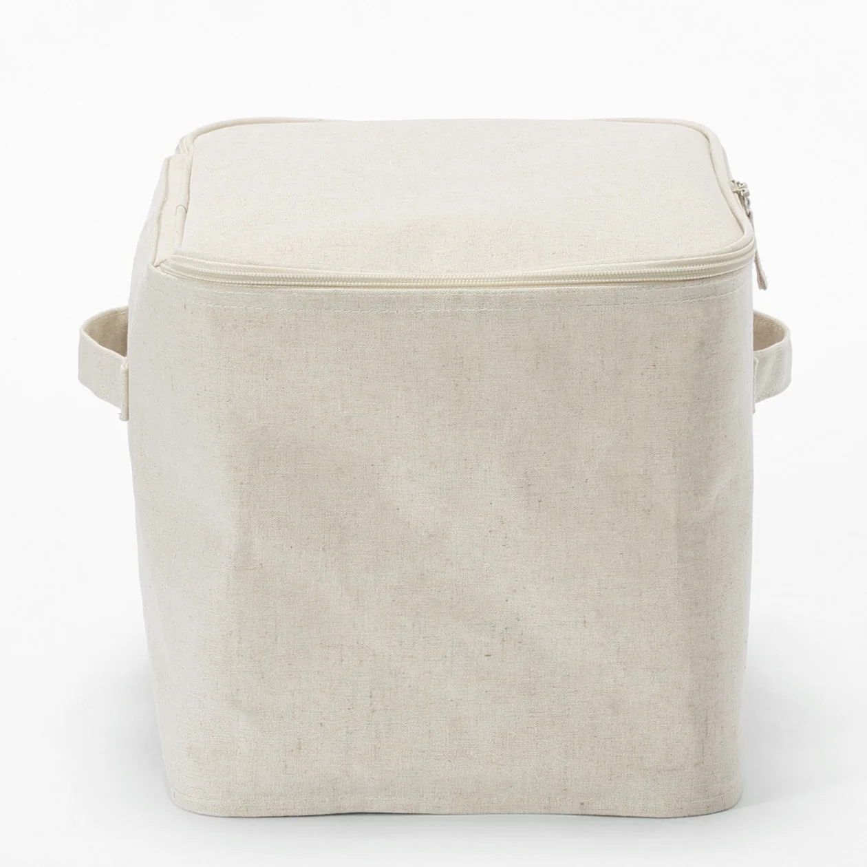 Polyester Linen Soft Box Rectangle with Lid - Medium - Image 3