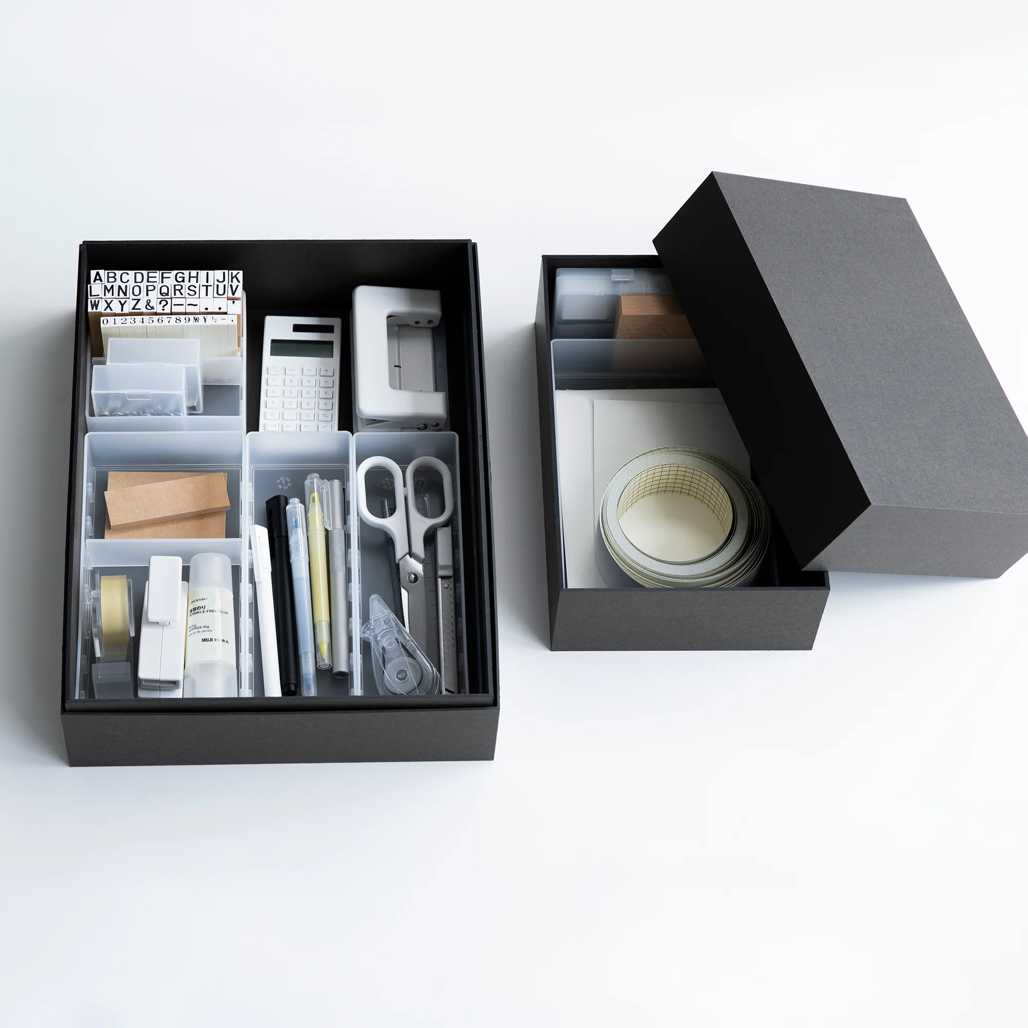 Polypropylene Desk Organizer 3 (W2.6 x D7.9 x H1.6") - Image 6