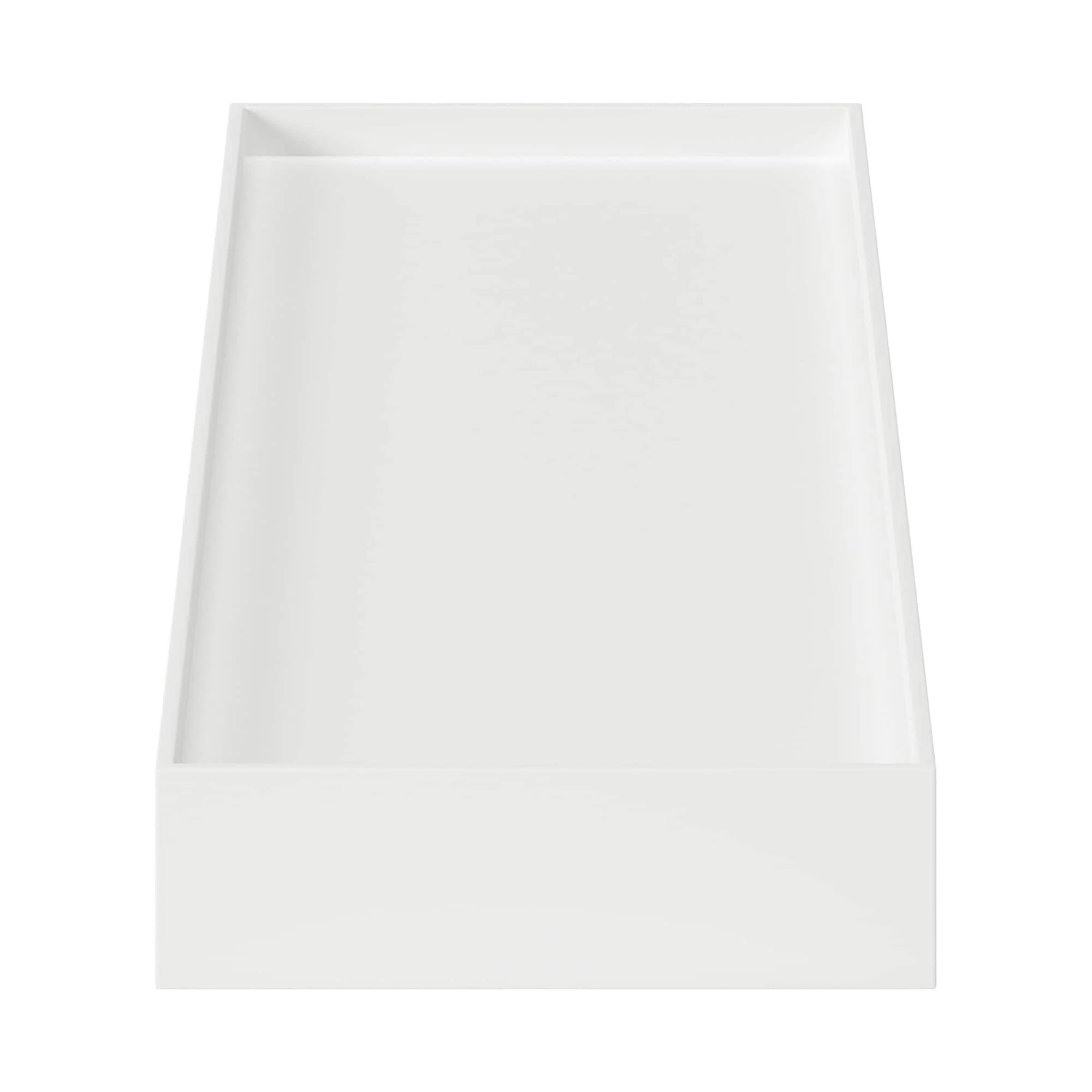 Polypropylene File Box Lid - A4 - White Grey - Image 3