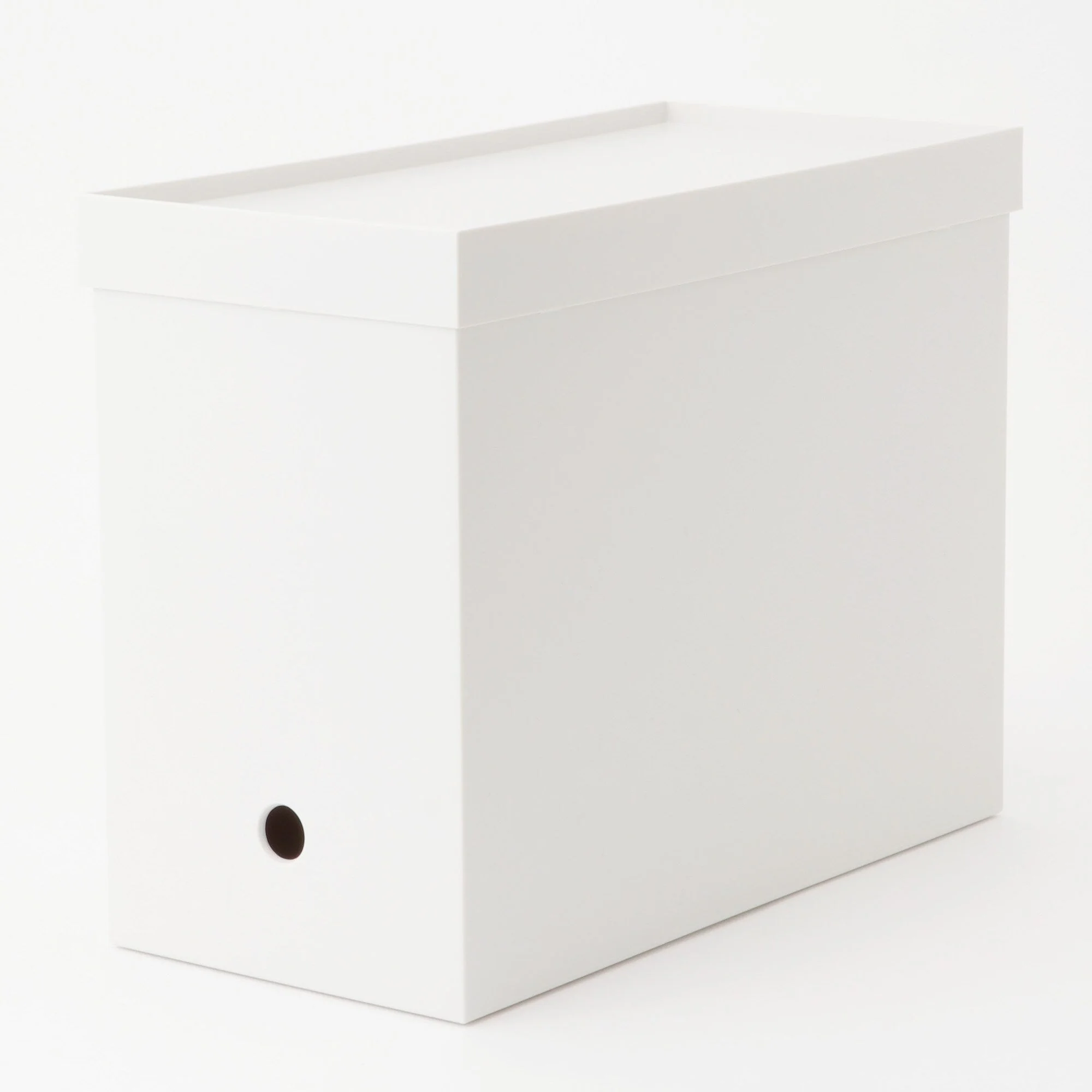 Polypropylene File Box Lid - A4 Wide - White Grey - Image 6
