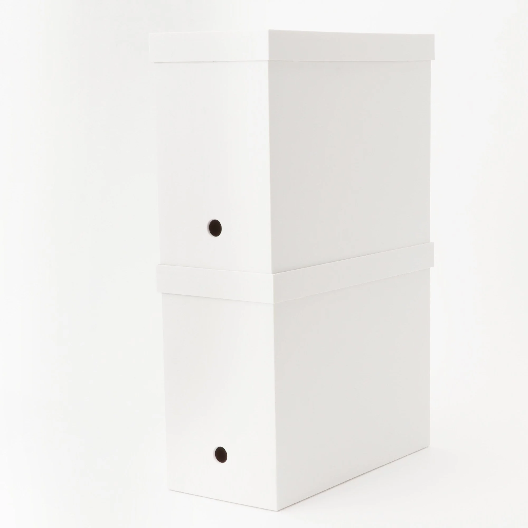 Polypropylene File Box Lid - A4 Wide - White Grey - Image 7