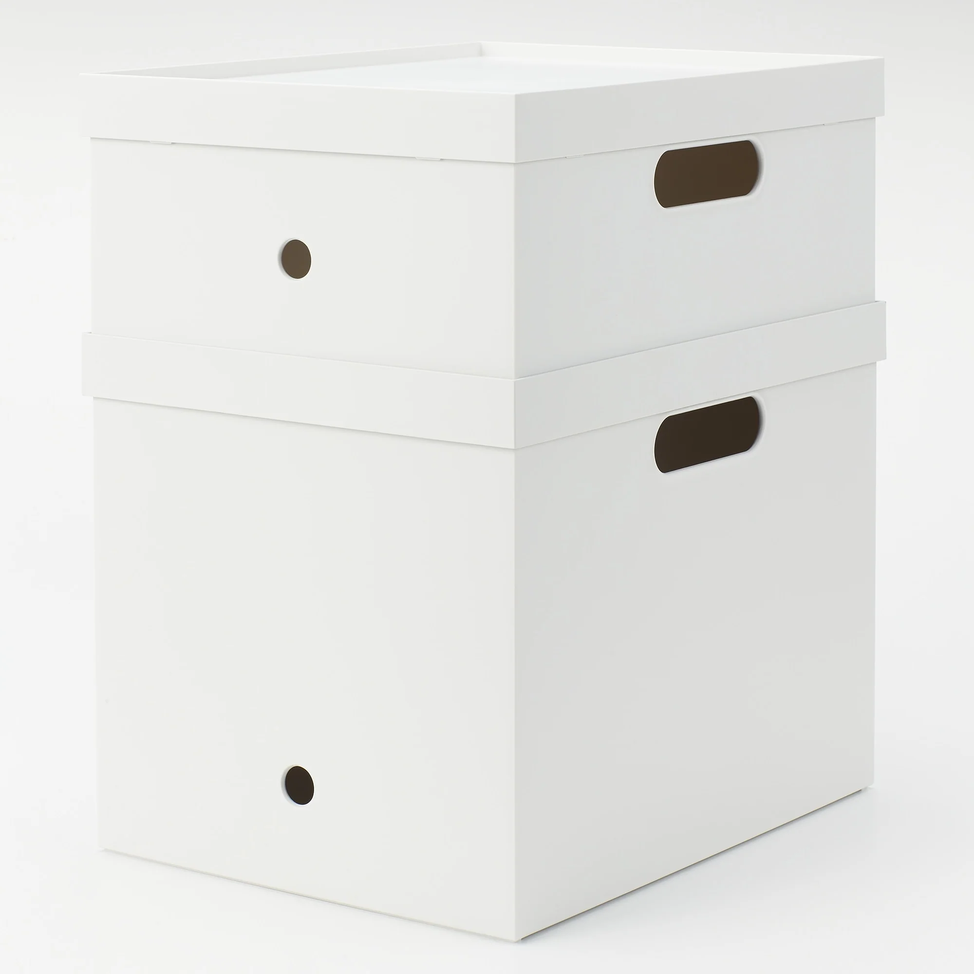 Polypropylene File Box - White Gray (Width 9.8") - Image 7