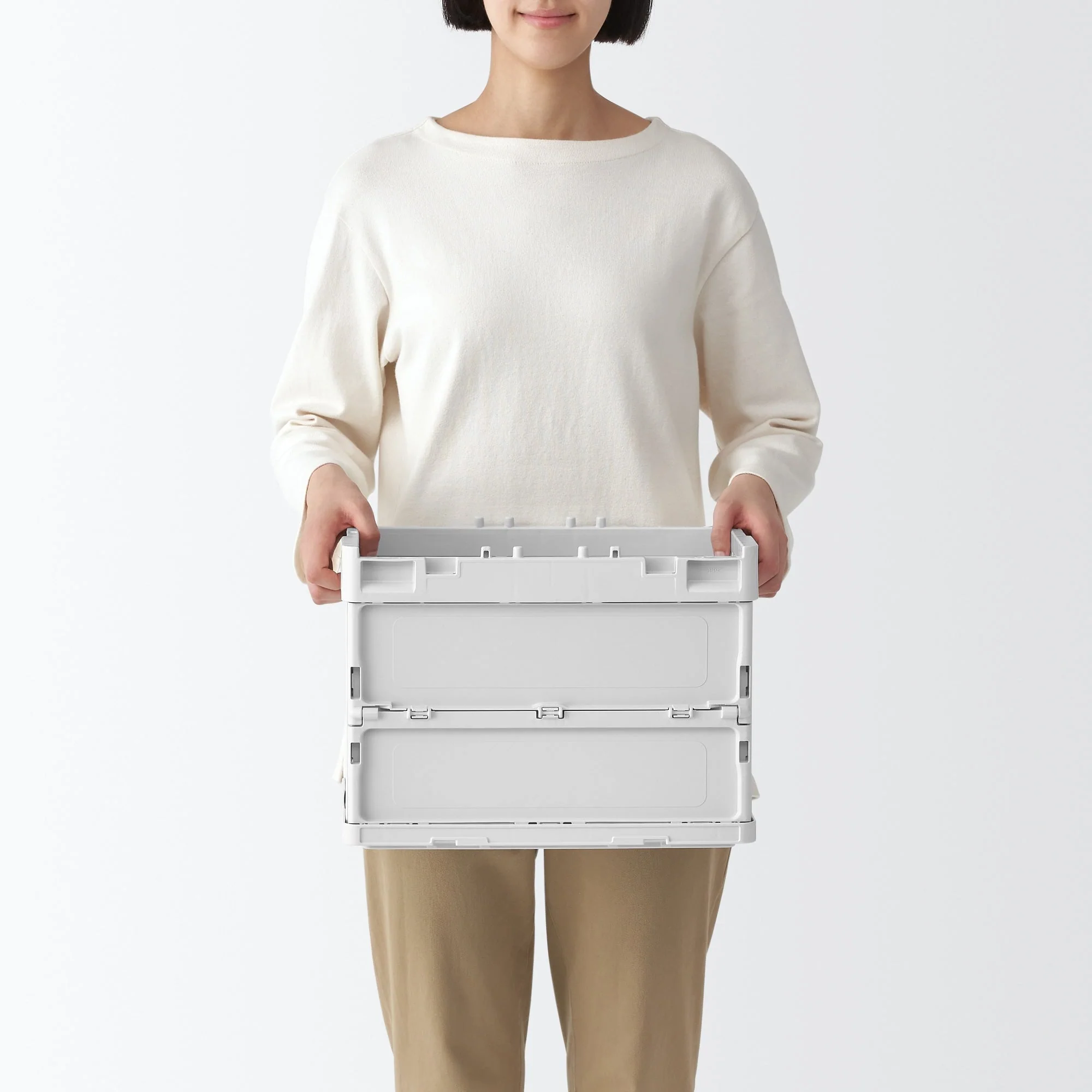 Polypropylene Folding Crate (21.1 Qt) - Image 2