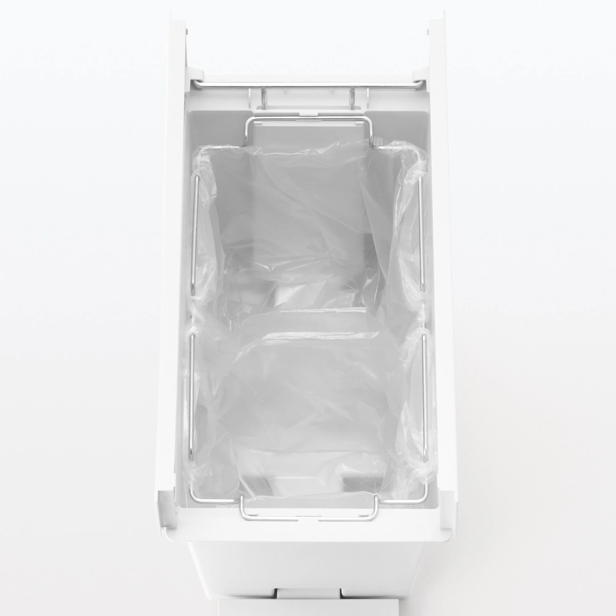 Polypropylene Pedal Dust Bin with Double-Hinged Lid - 5.6 gal - Image 8