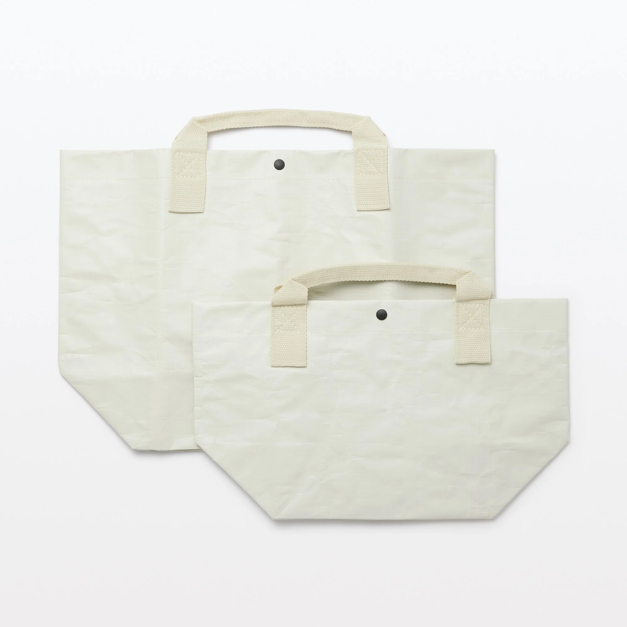 Polypropylene Sheet Mini Tote - Light Beige - Image 6