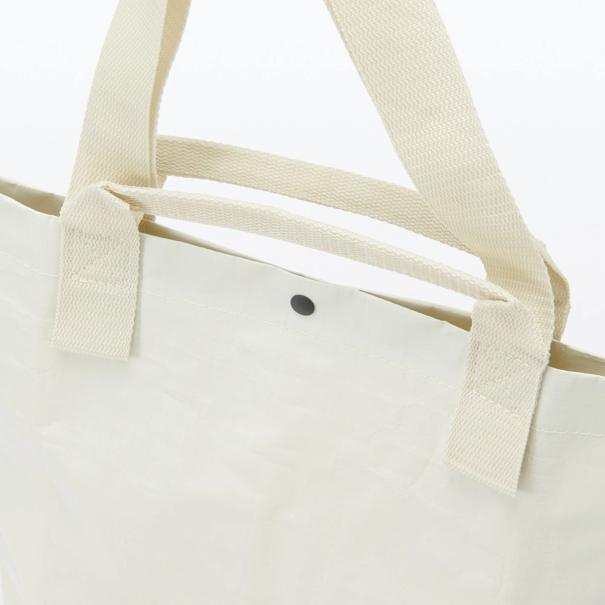 Polypropylene Sheet Tote - Light Beige - Image 4