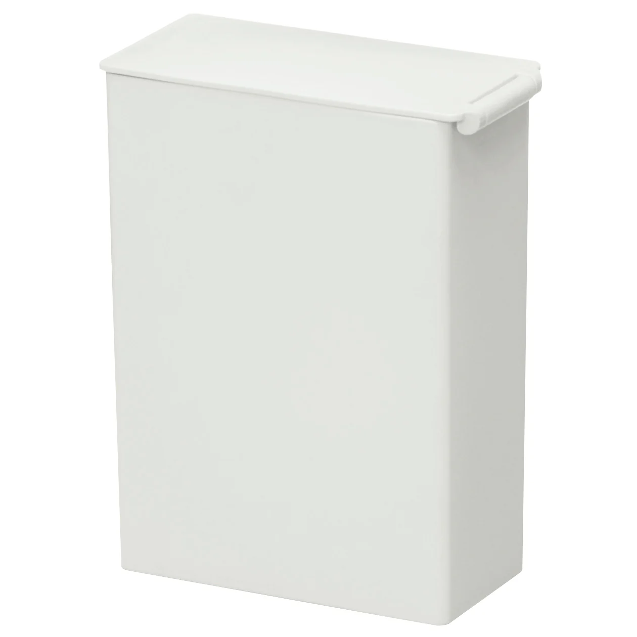 Polypropylene Dust Bin with Lid - Mini - 0.23 gal - Image 2