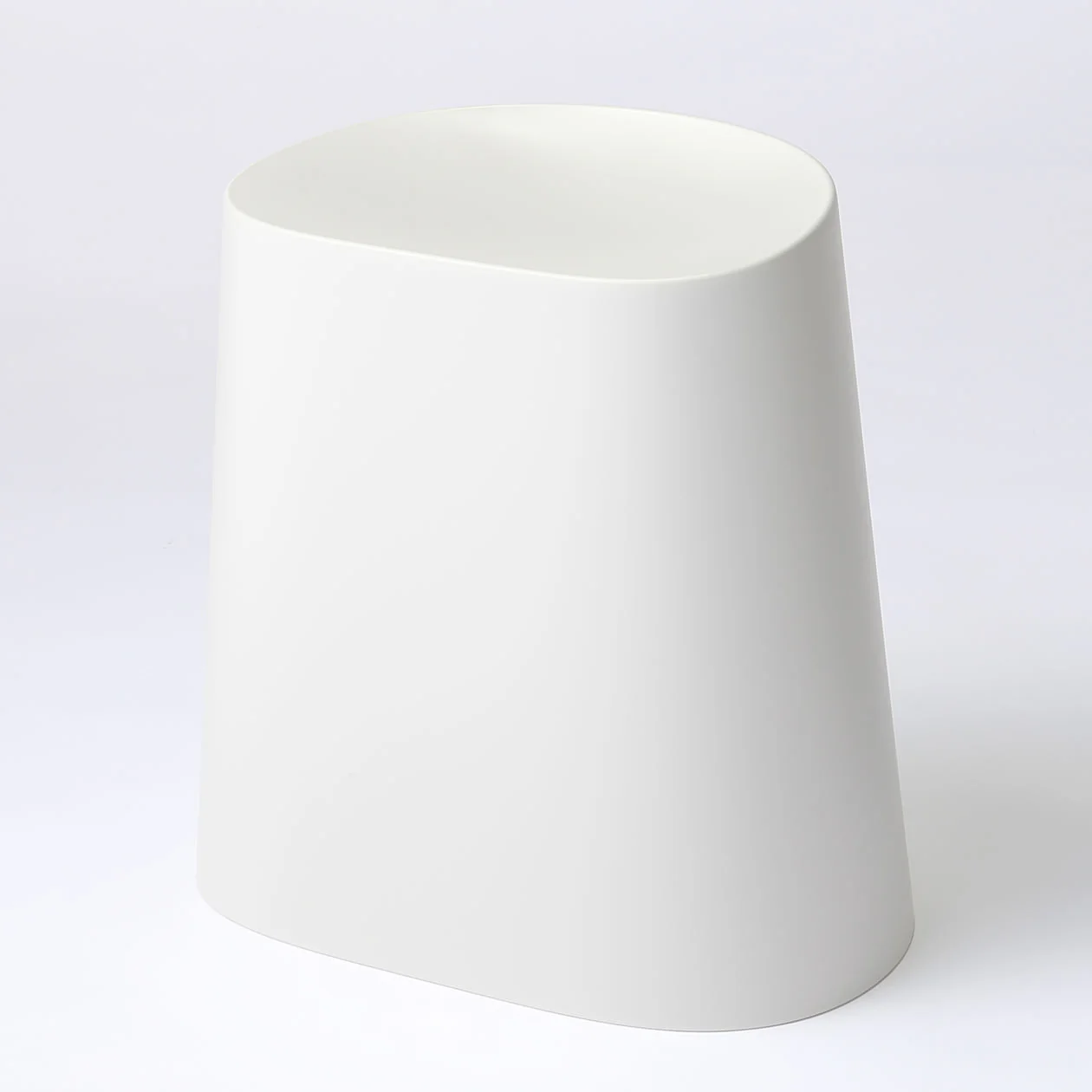 Polypropylene Stackable Stool Light Gray - Image 5