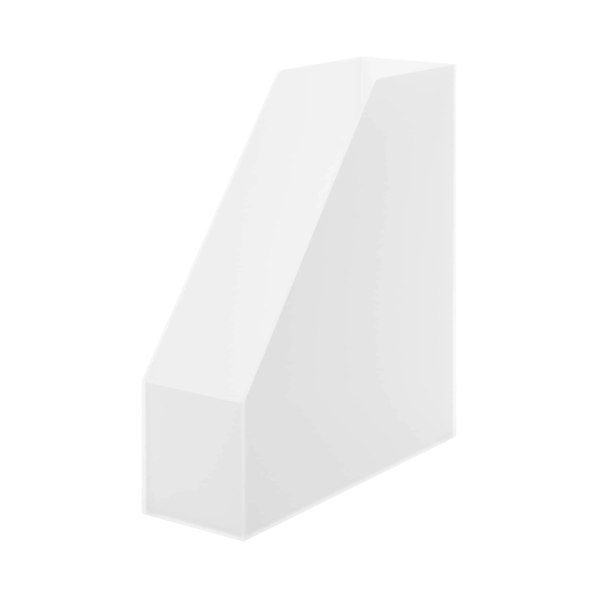 Polypropylene Magazine File Holder - Clear - Image 3