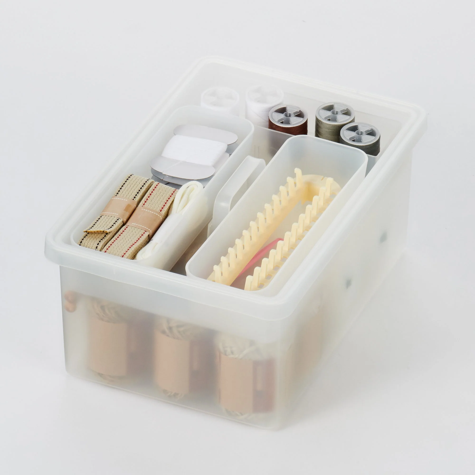 Polypropylene Storage Box - Medium (W14.6 x D9.8 x H6.3") - Image 6