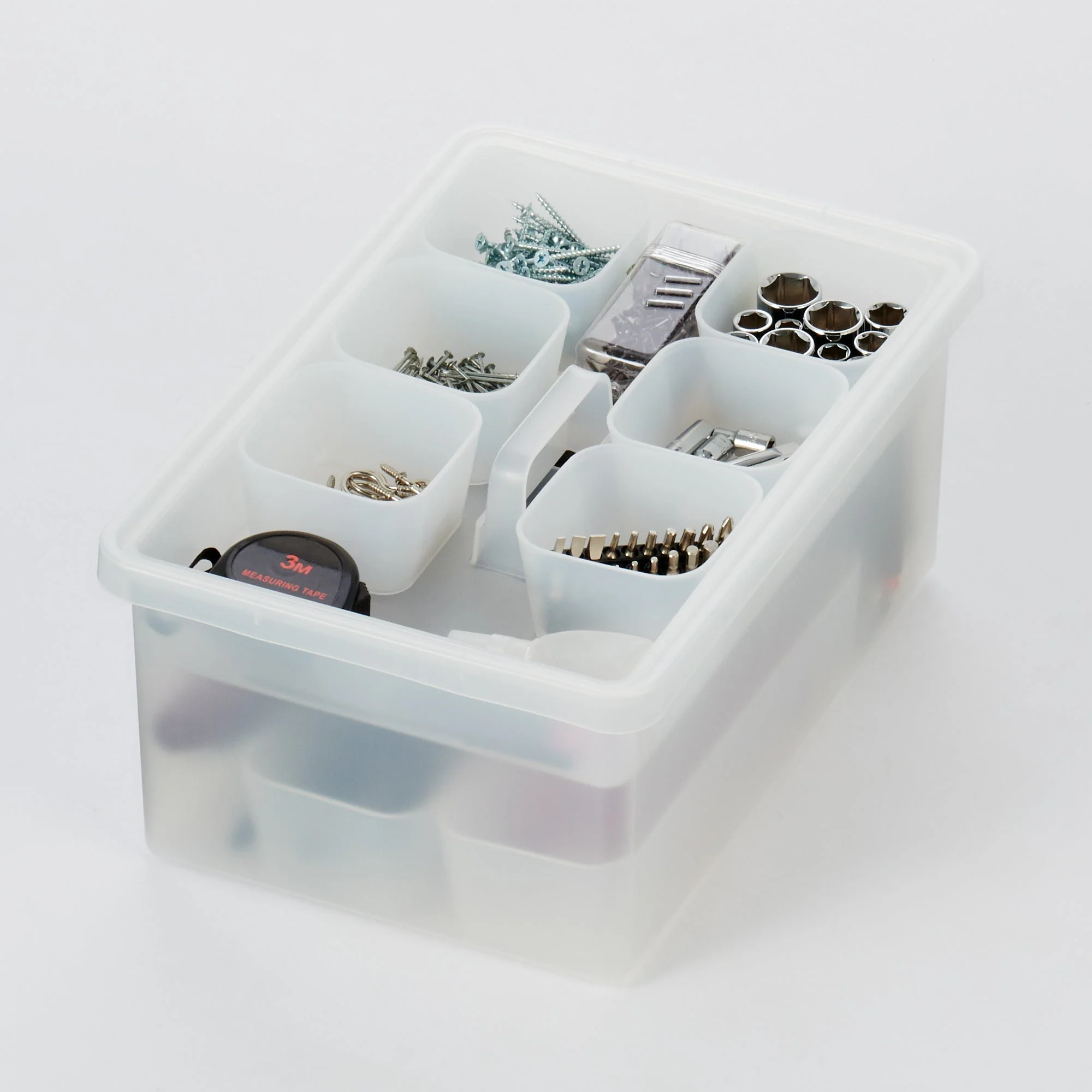 Polypropylene Storage Box - Medium (W14.6 x D9.8 x H6.3") - Image 9