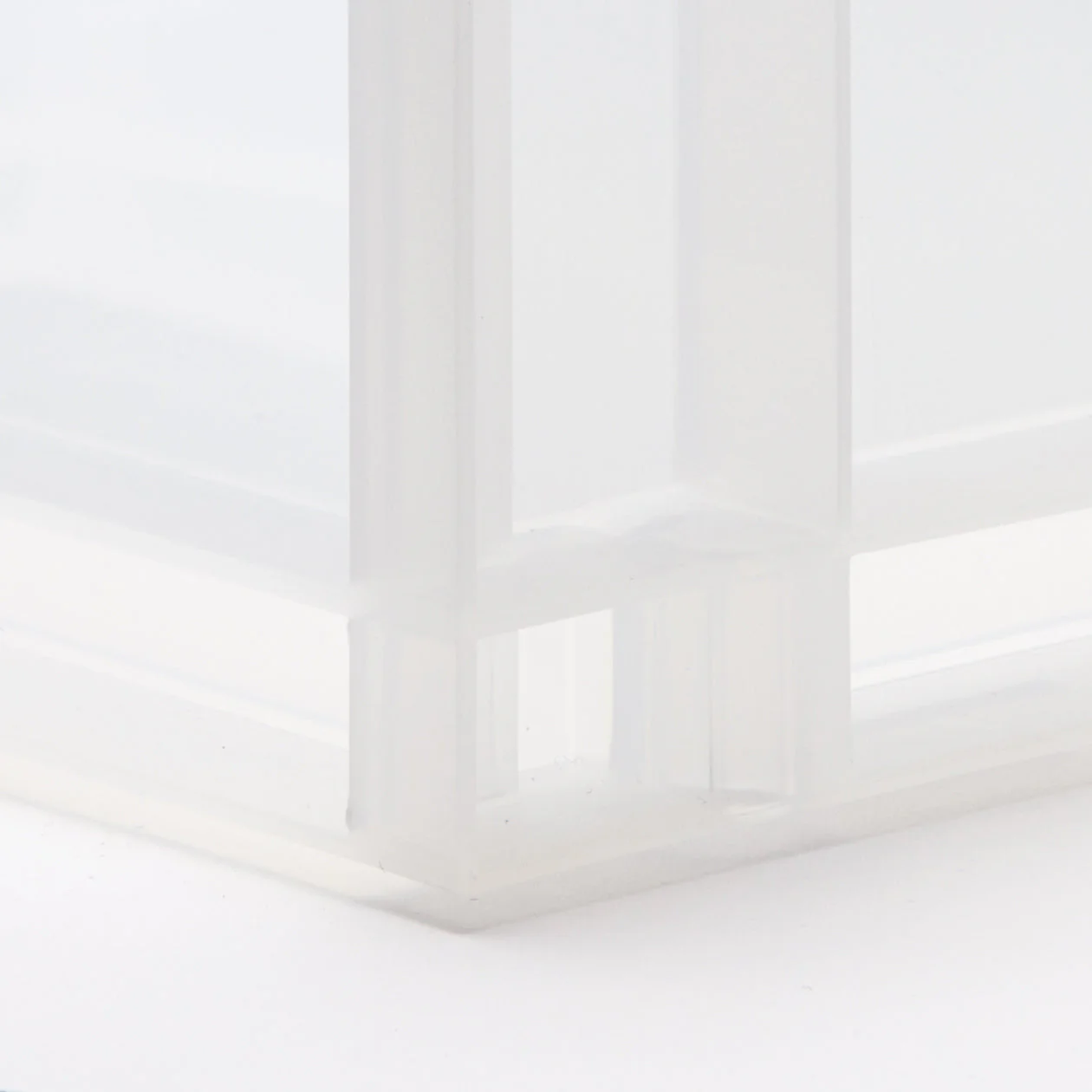 Polypropylene Storage Rack - Extra Shallow (W14.6 x D10.2 x H3.5") - Image 3