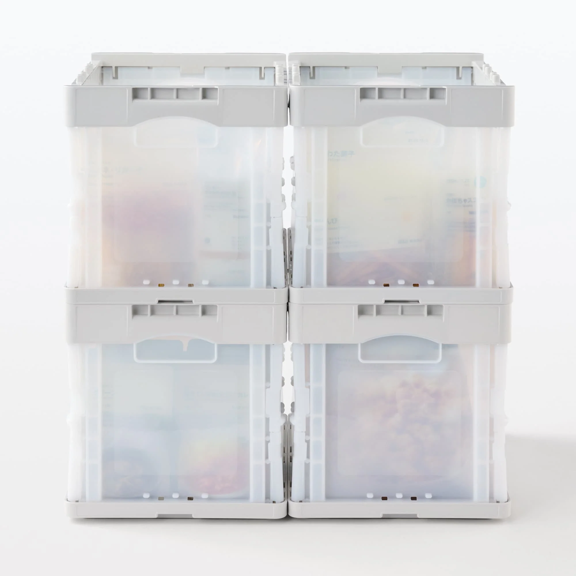 Polypropylene Translucent Folding Crate (21.1 Qt) - Image 11