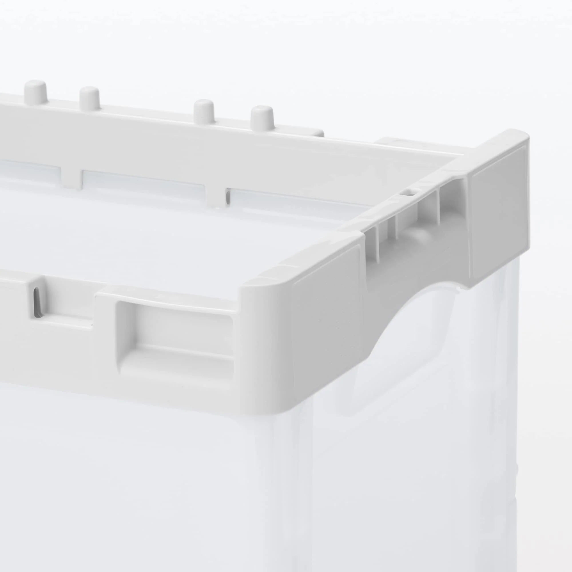 Polypropylene Translucent Folding Crate (21.1 Qt) - Image 7