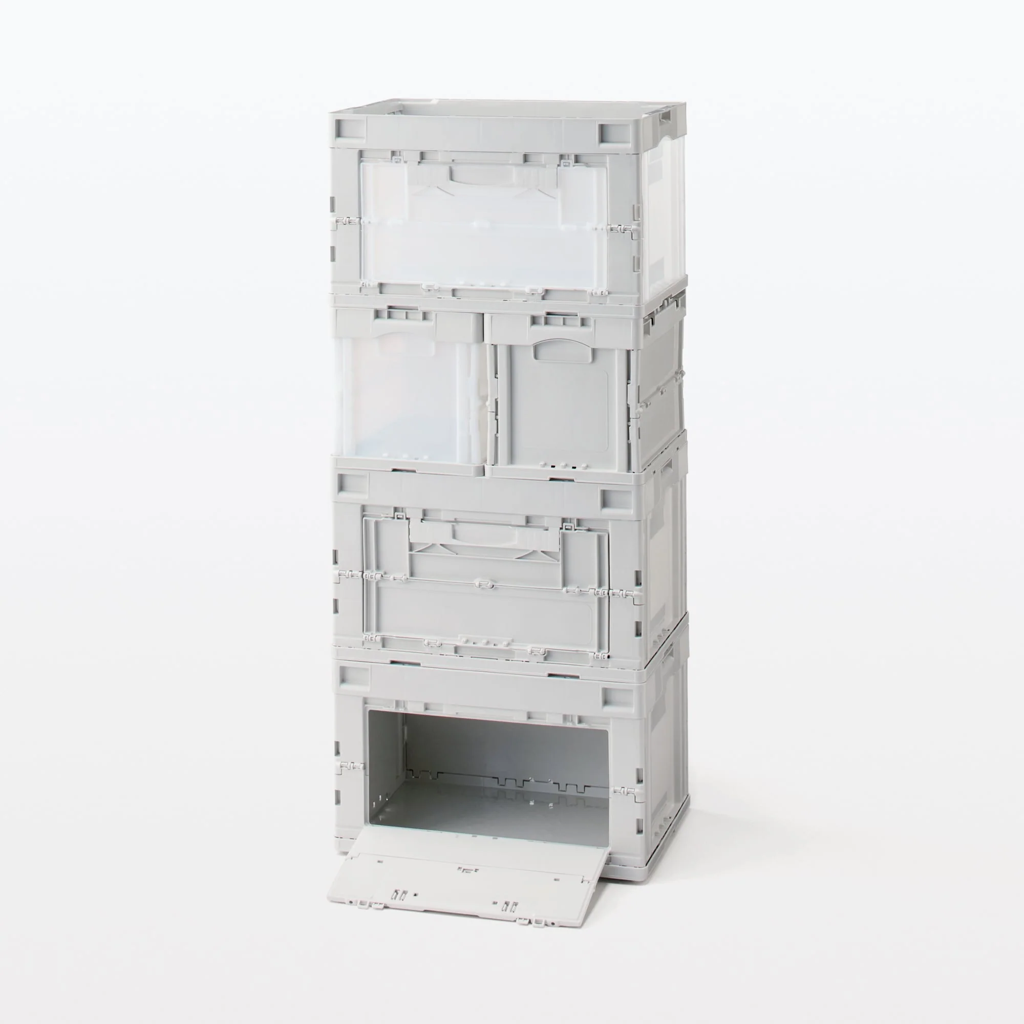 Polypropylene Translucent Folding Crate (21.1 Qt) - Image 9