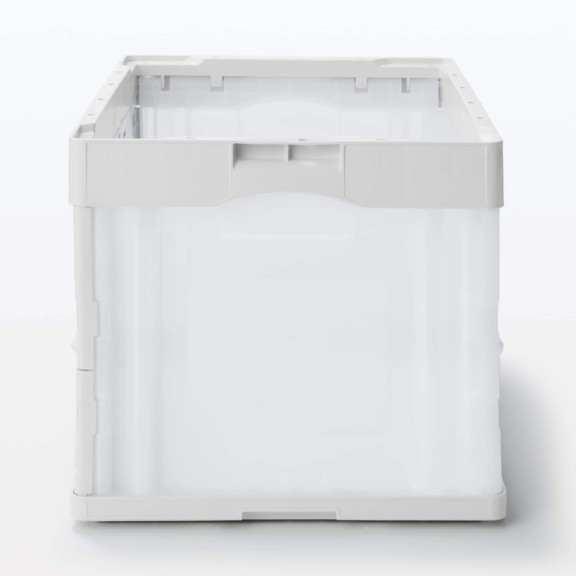 Polypropylene Translucent Folding Crate (52.8 Qt) - Image 4