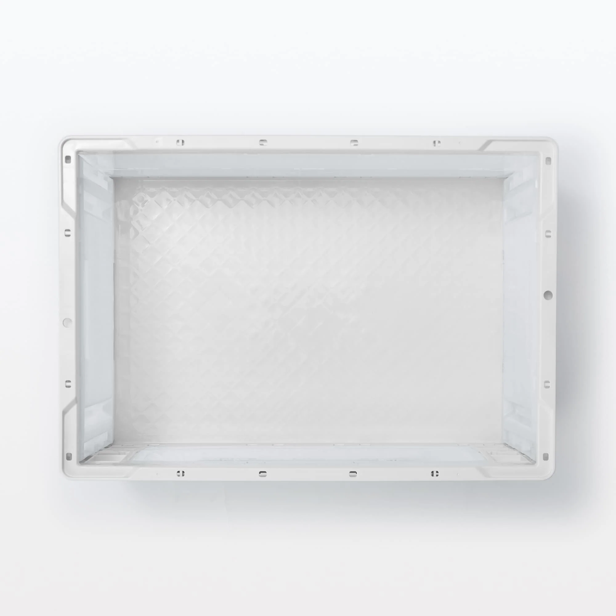Polypropylene Translucent Folding Crate (52.8 Qt) - Image 5