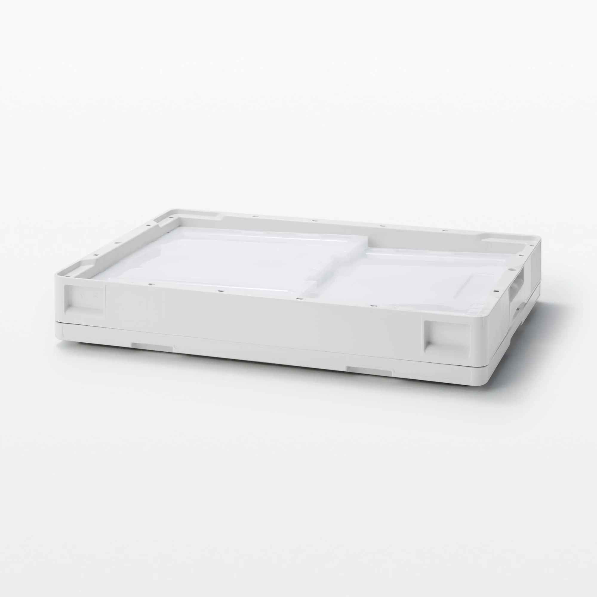 Polypropylene Translucent Folding Crate (52.8 Qt) - Image 7