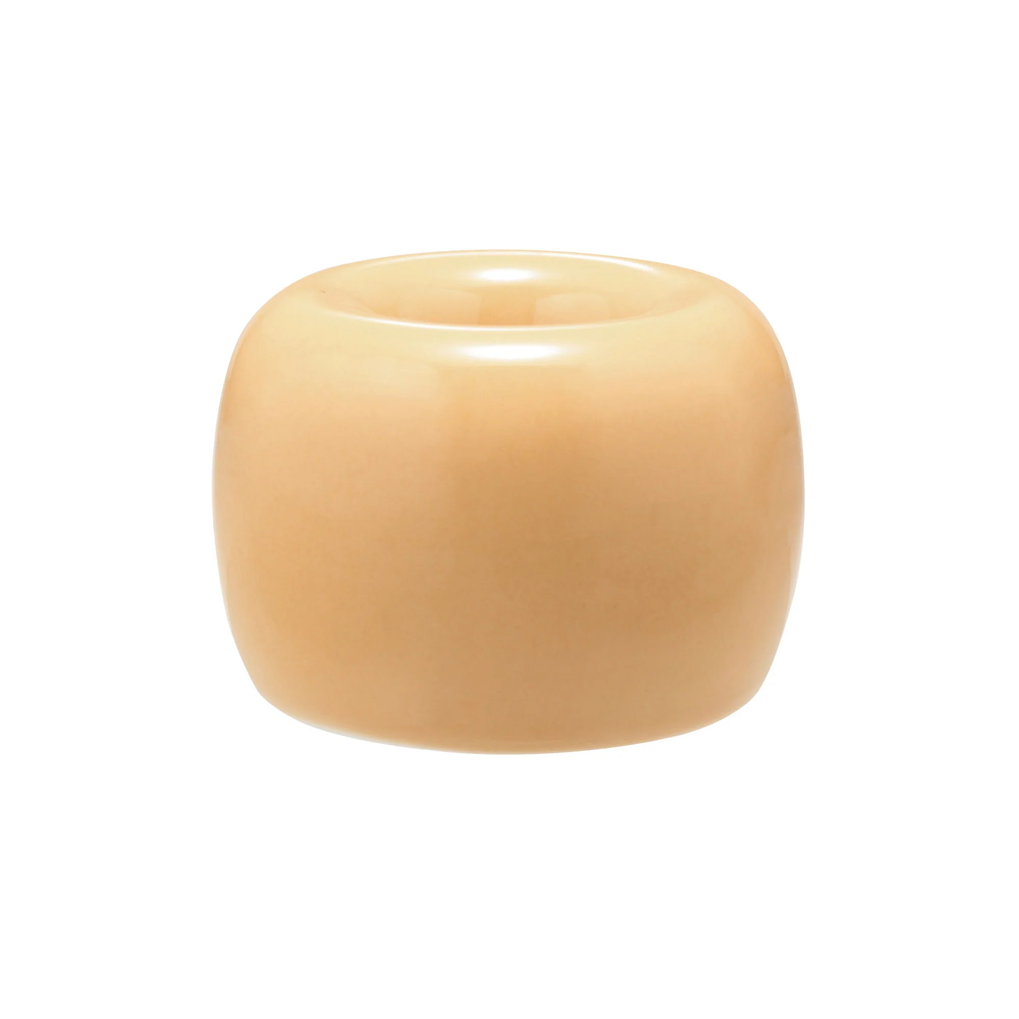 Porcelain Toothbrush Stand - Yellow - Image 2
