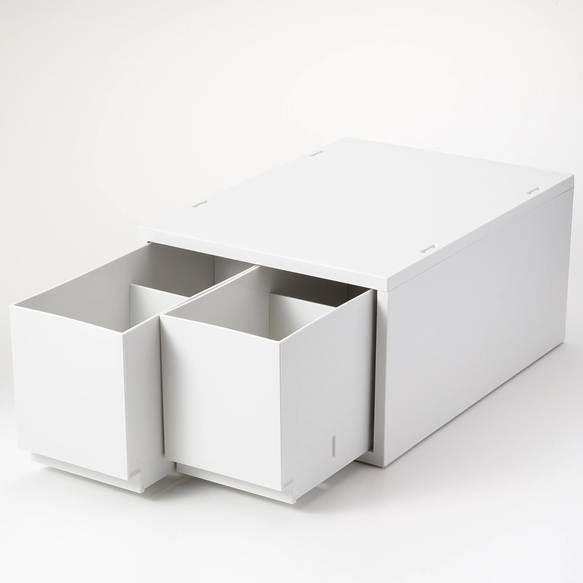 Polypropylene Case 2 Drawer - Deep (W10.2 x D14.6 x H6.9") - Image 6