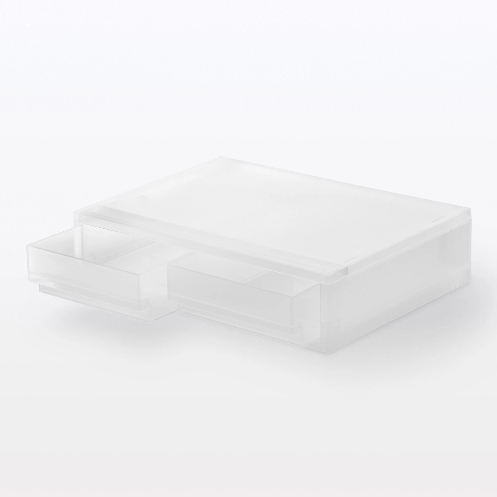 Polypropylene Case 2 Drawer - Wide Flat (W14.5 x D10.2 x H3.5”) - Image 2