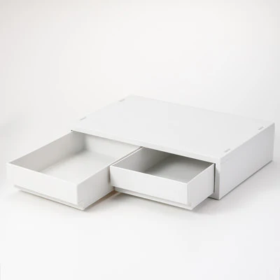 Polypropylene Storage Case Wide Extra Shallow 2 Drawers - Image 2