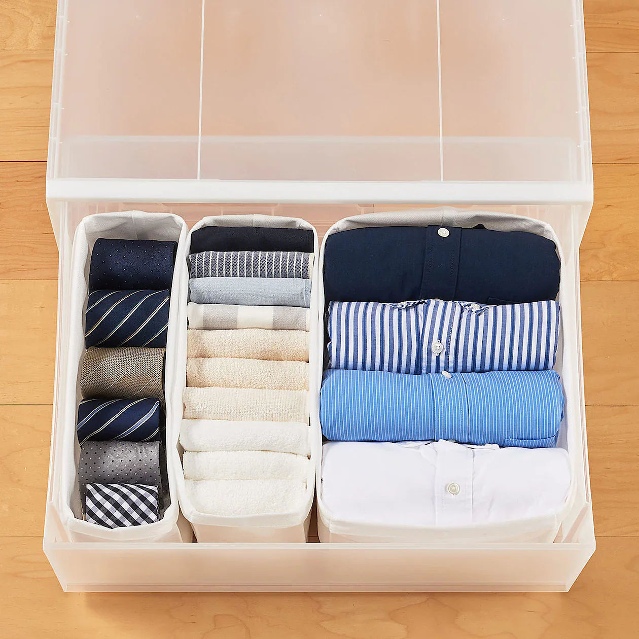 Polypropylene Storage Wide Drawer (W21.7 x D17.5") - Image 2