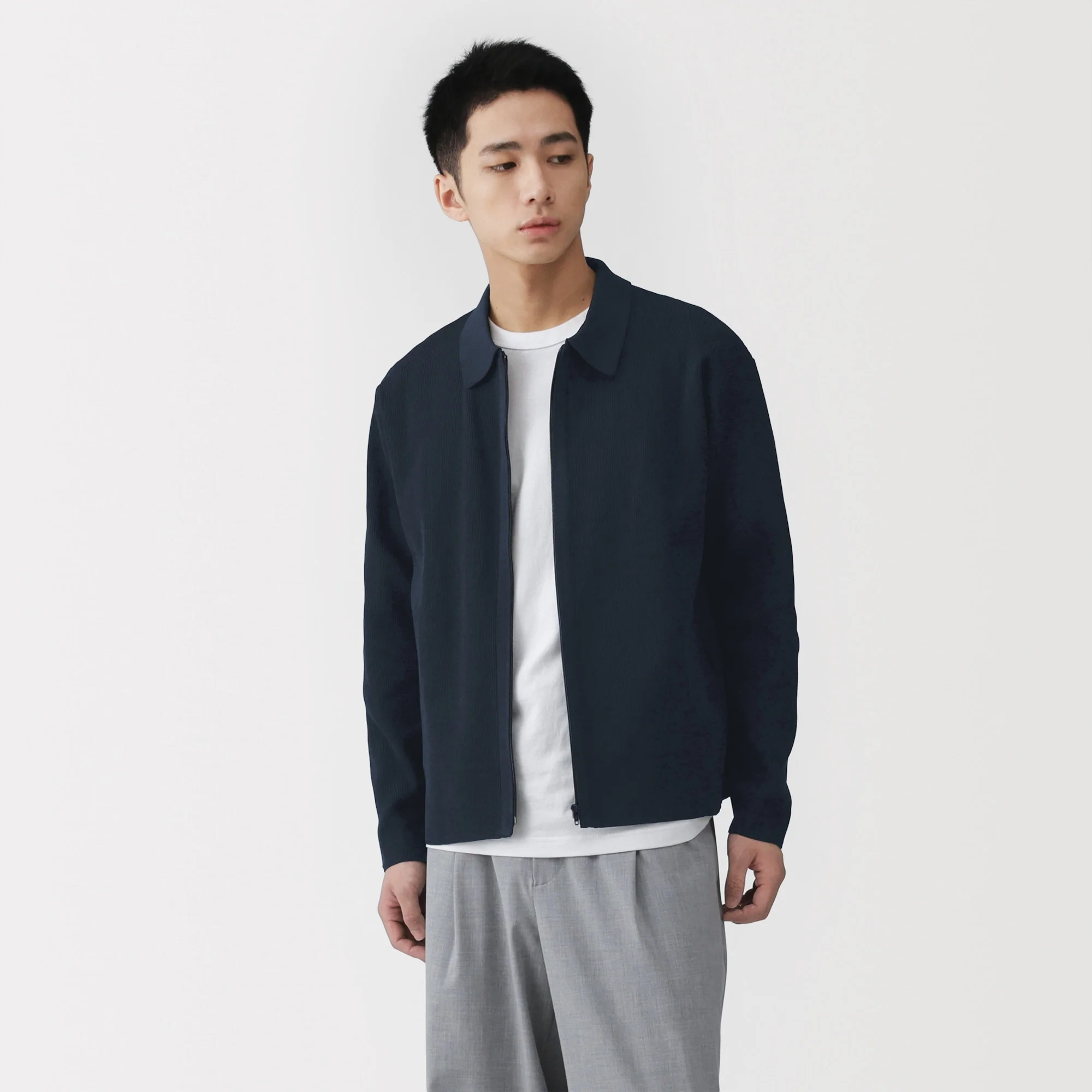 Quick Dry Knit Blouson - Image 3