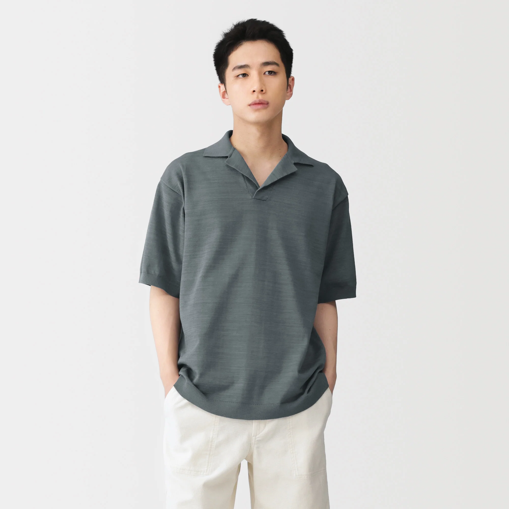 Quick Dry Open Collar Shirt - Image 10