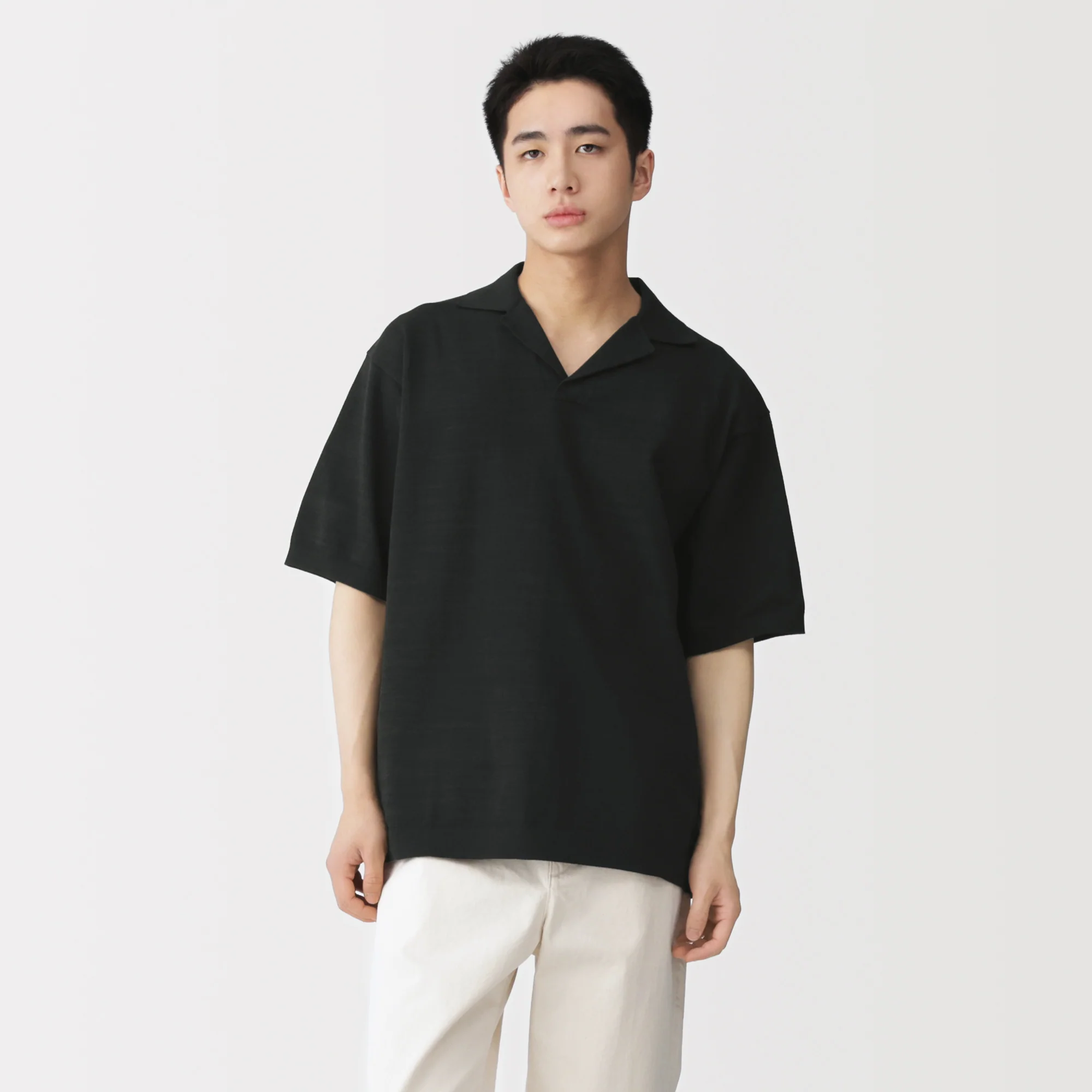 Quick Dry Open Collar Shirt - Image 17