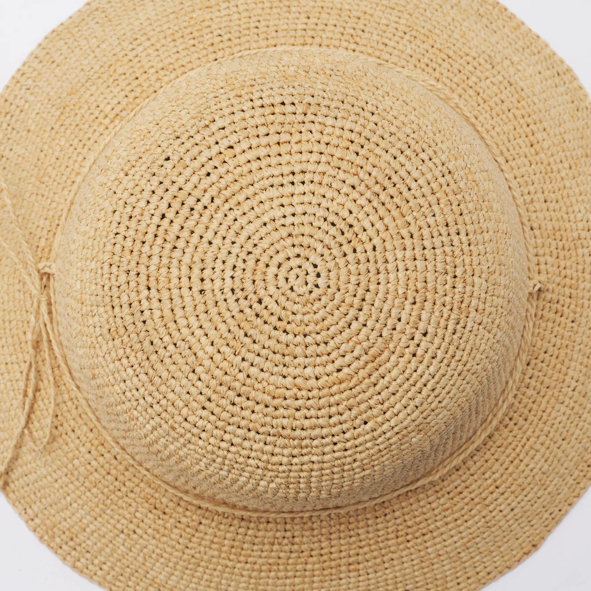 Raffia Foldable Capeline Hat - Image 7