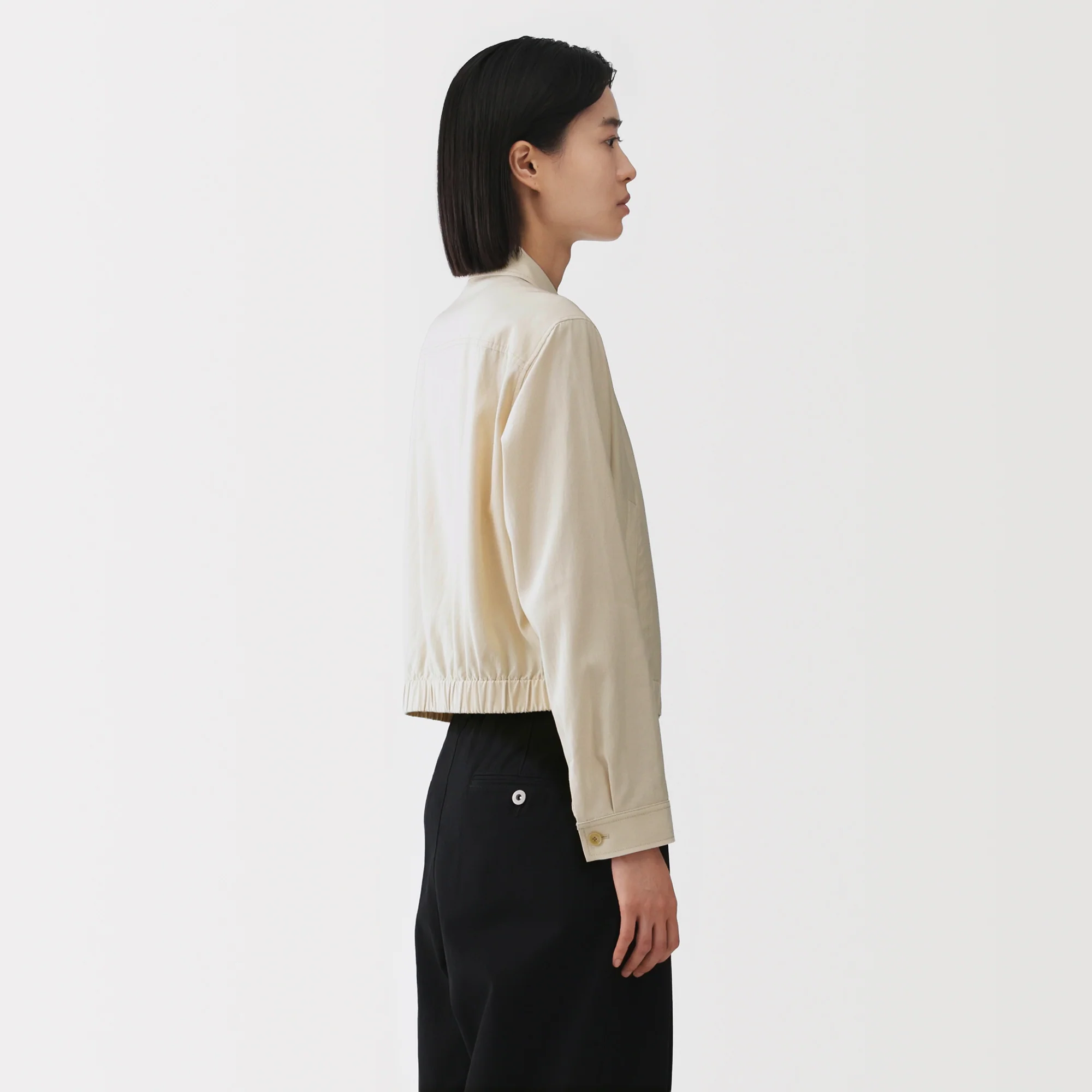 Labo Rayon Cotton Short Blouson - Image 15