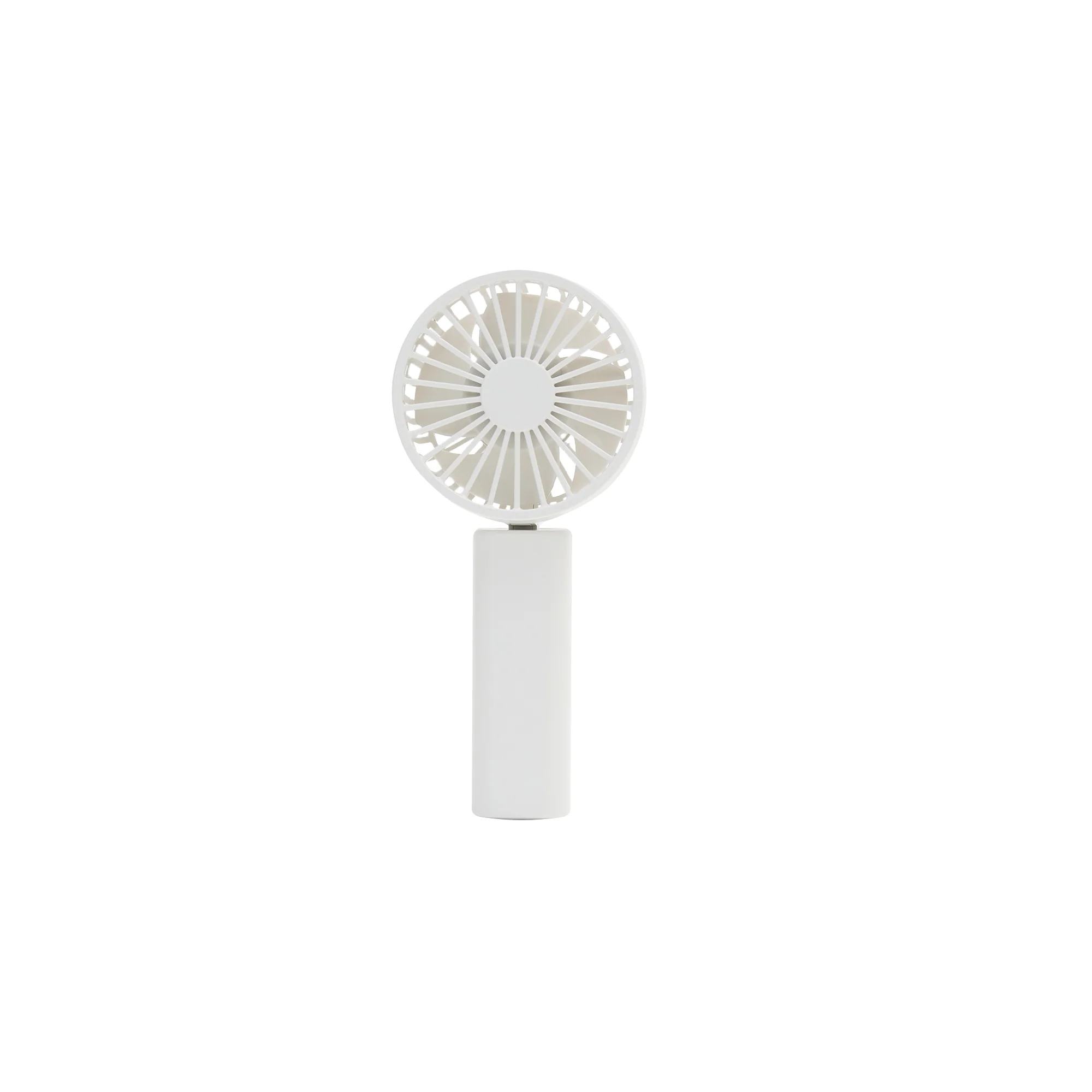 Rechargeable Compact Handheld Fan - White - Image 2