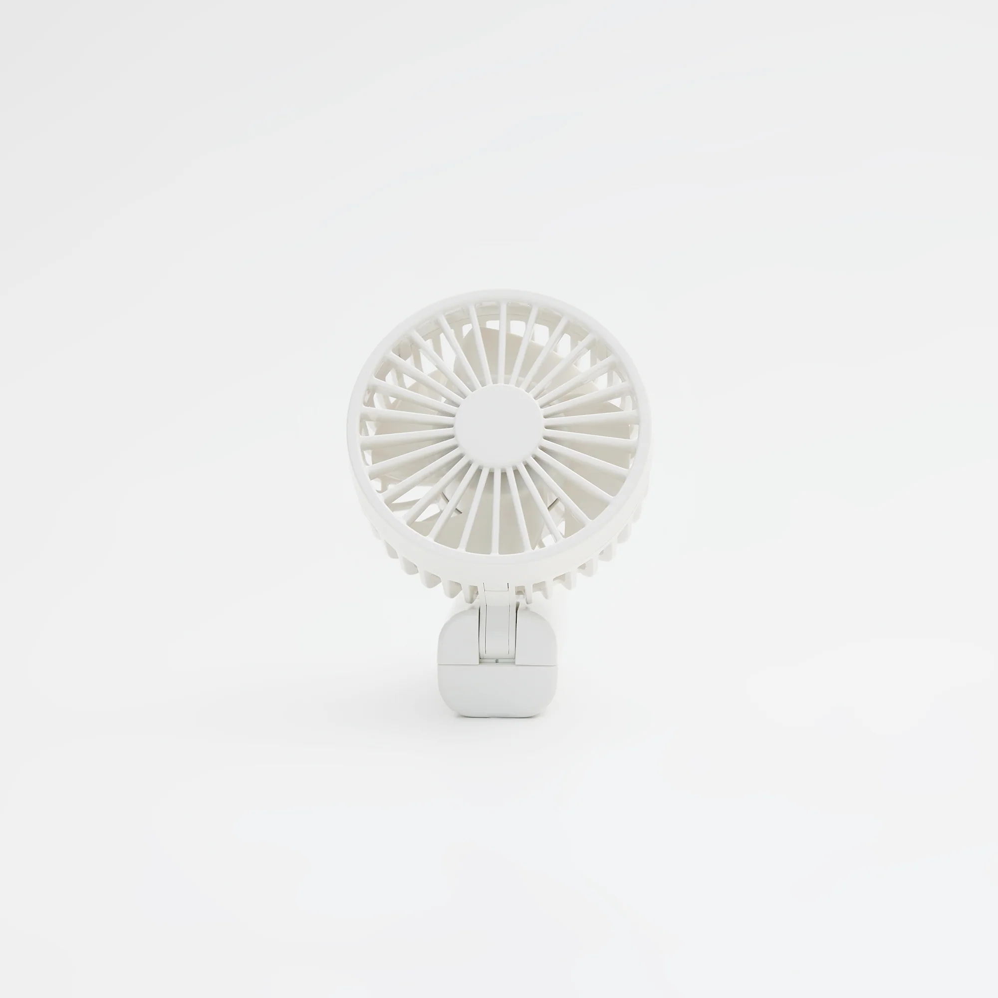 Rechargeable Compact Handheld Fan - White - Image 5