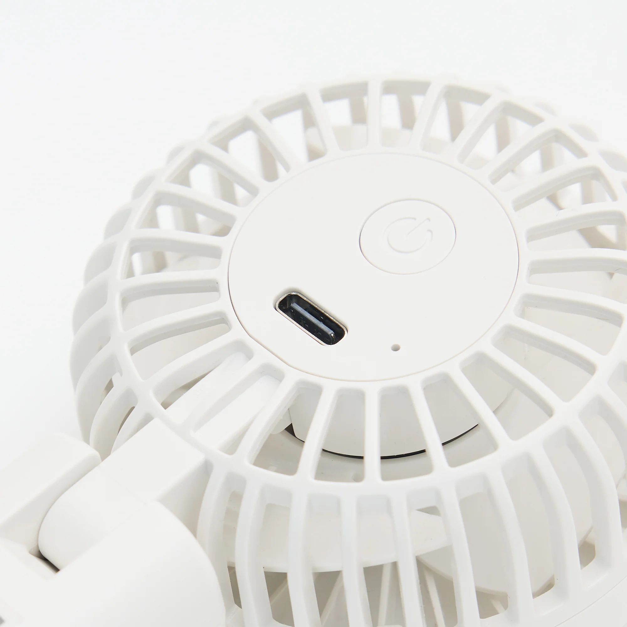 Rechargeable Compact Handheld Fan - White - Image 8