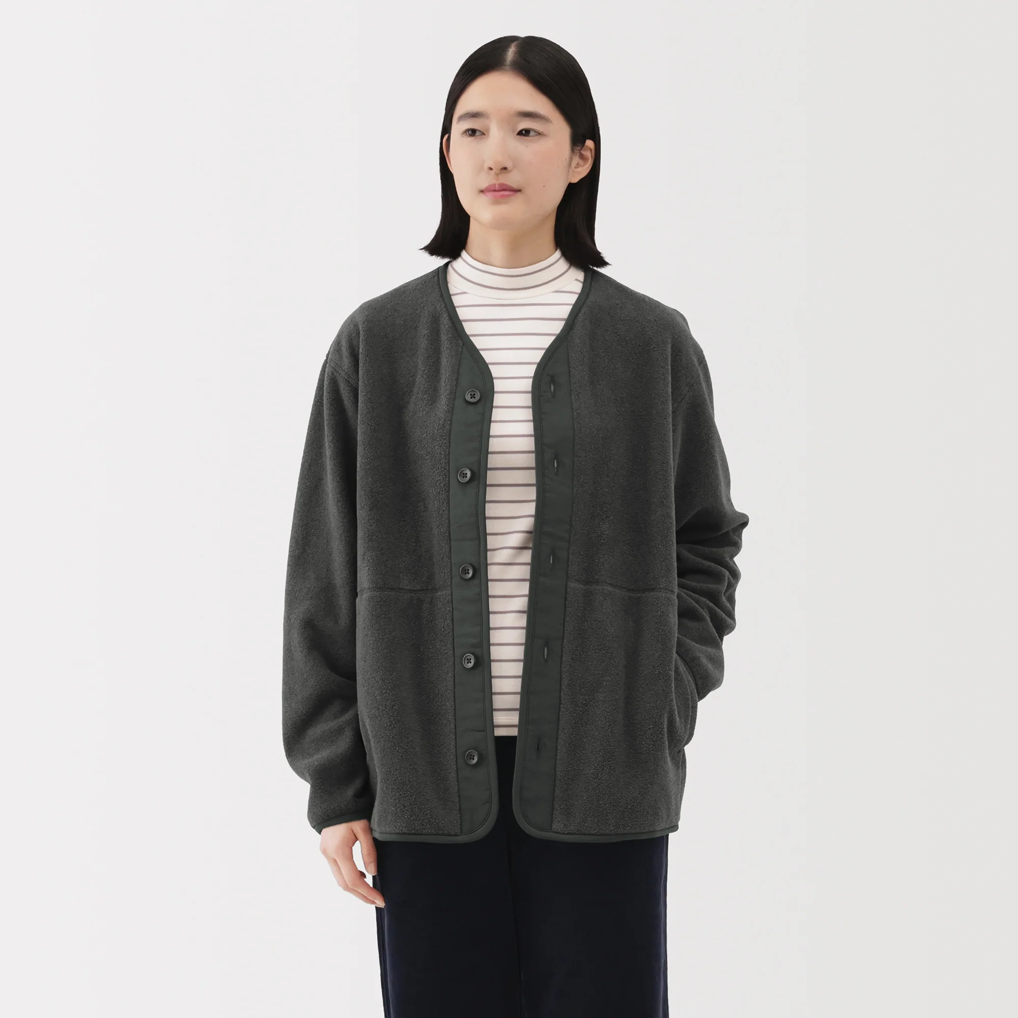 Recyclable Fleece Cardigan - Image 12