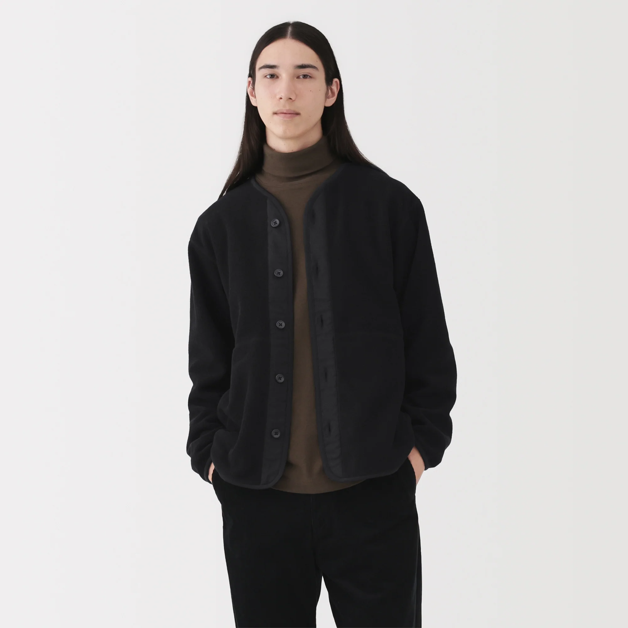 Recyclable Fleece Cardigan - Image 3