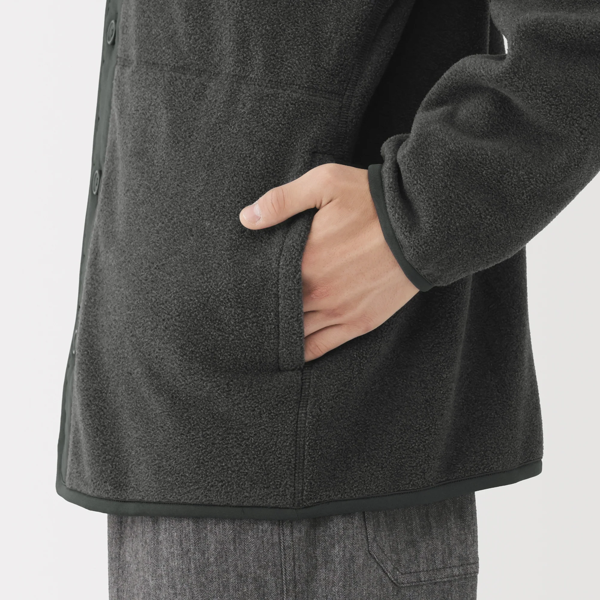 Recyclable Fleece Cardigan - Image 8