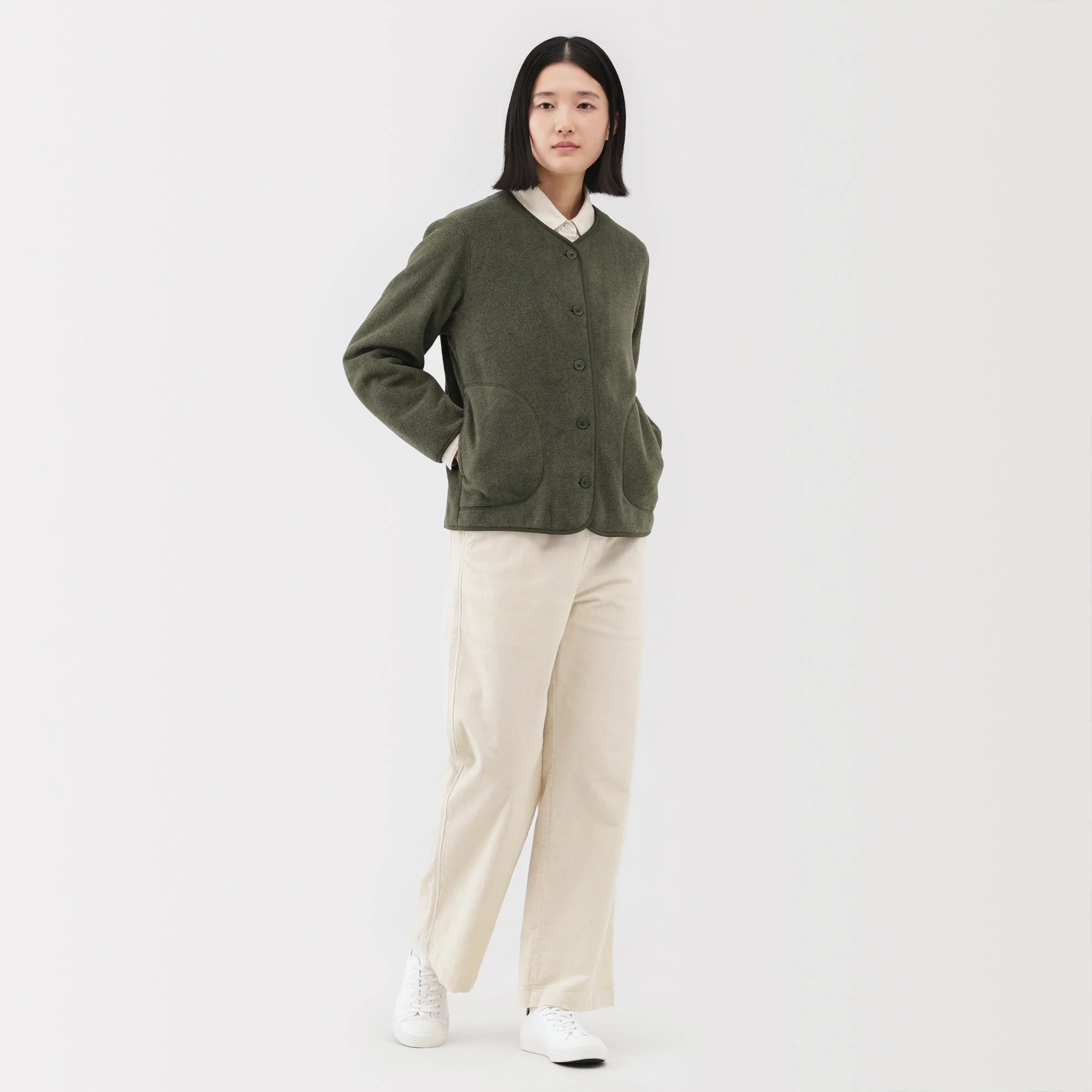 Recyclable Fleece Cardigan - Image 12