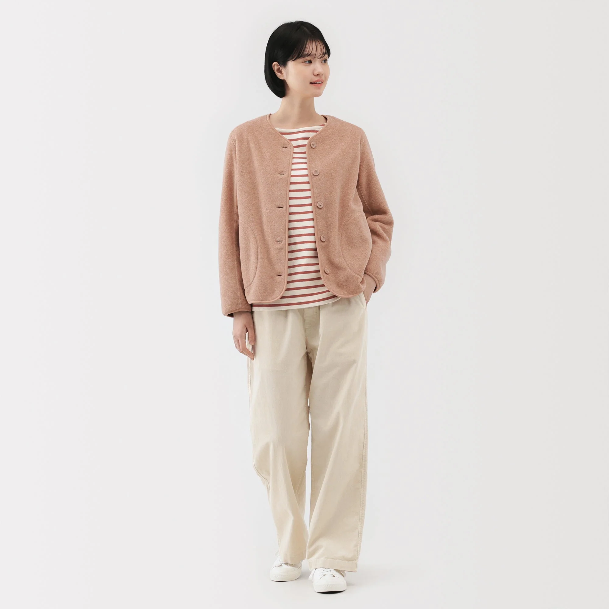 Recyclable Fleece Cardigan - Image 4