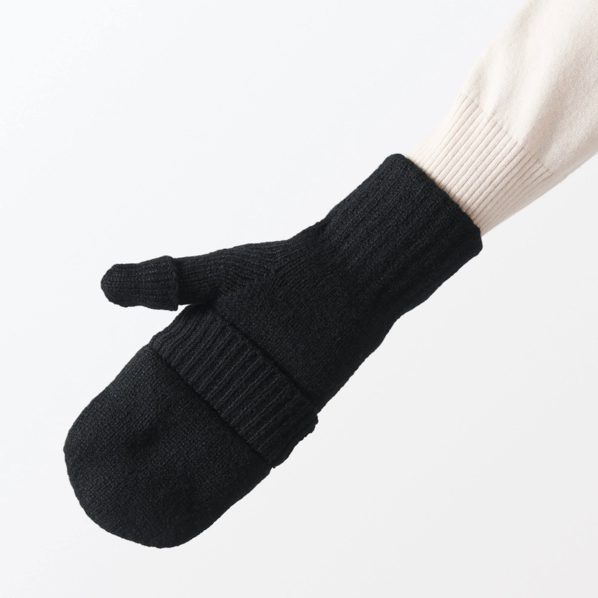 Recycled Polyester Blend Fingerless Gloves - Image 11