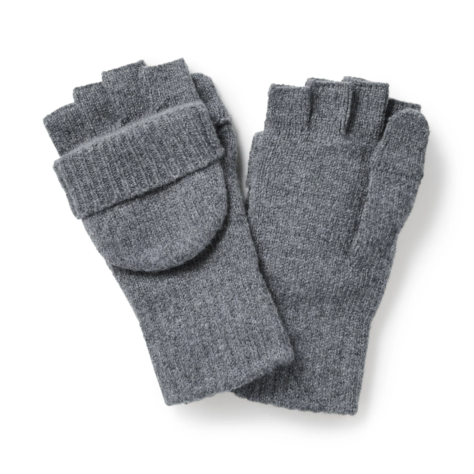 Recycled Polyester Blend Fingerless Gloves - Image 2