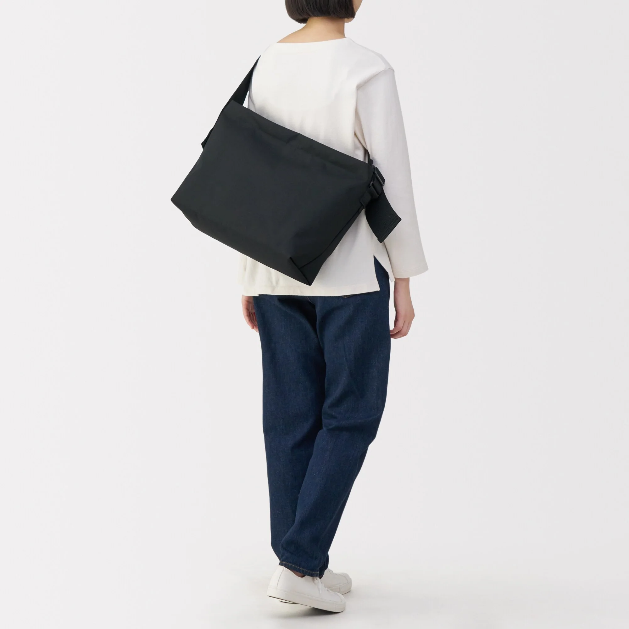 Recycled Wide Strap Shoulder Bag - Image 8