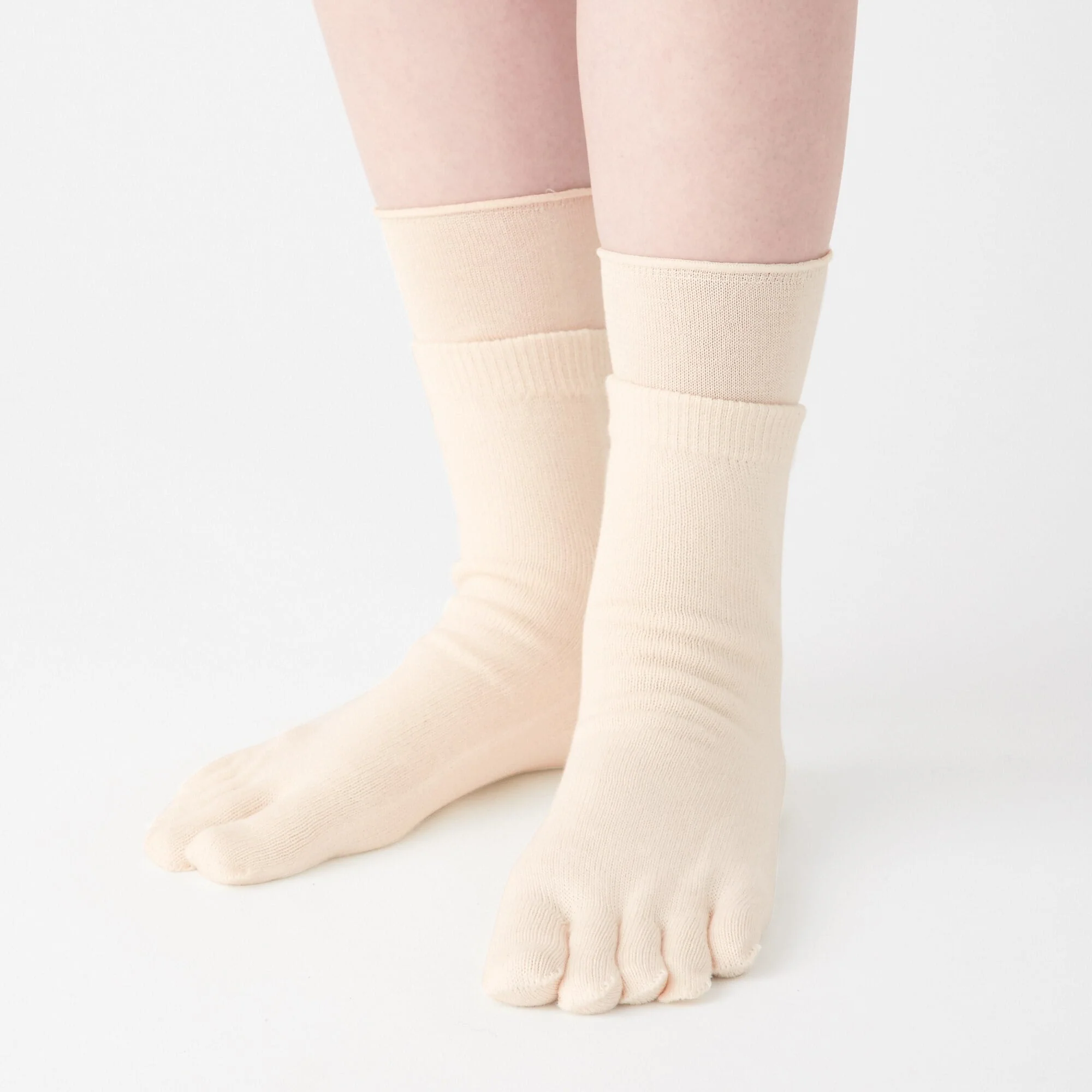 Right Angle 5-Toe Socks for Layering - 24.0cm (US W7.5/M6) - 2 Pairs